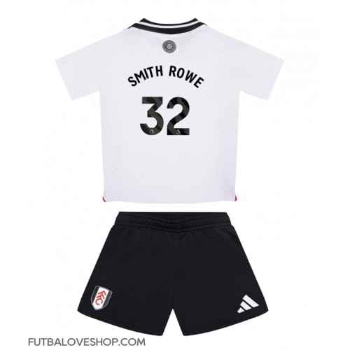 Dres Fulham Emile Smith Rowe #32 Domáci pre deti 2024-25 Krátky Rukáv (+ trenírky)